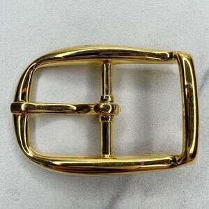 Vintage Gold Tone Simple Basic Belt Buckle for up to 1 Inch Belt